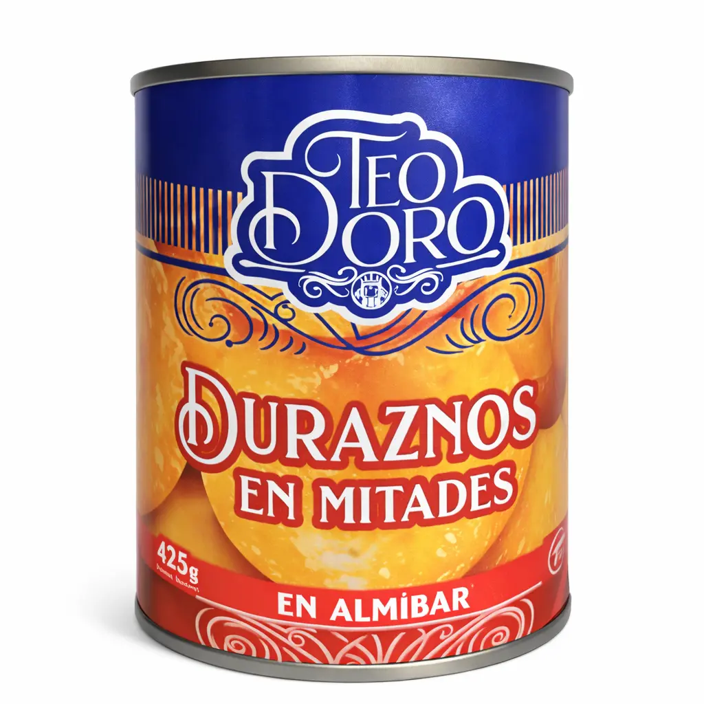 [7804687540193] DURAZNOS EN MITADES ALMIBAR TEO DORO 230G