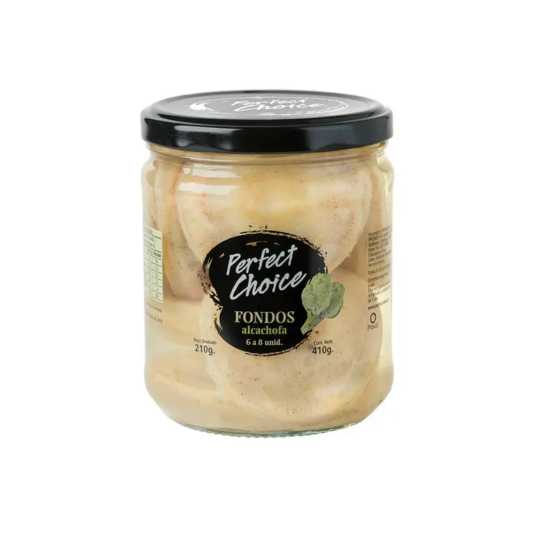 [7803111001644] ALCACHOFA FONDOS 6U PERFECT CHOICE 410G
