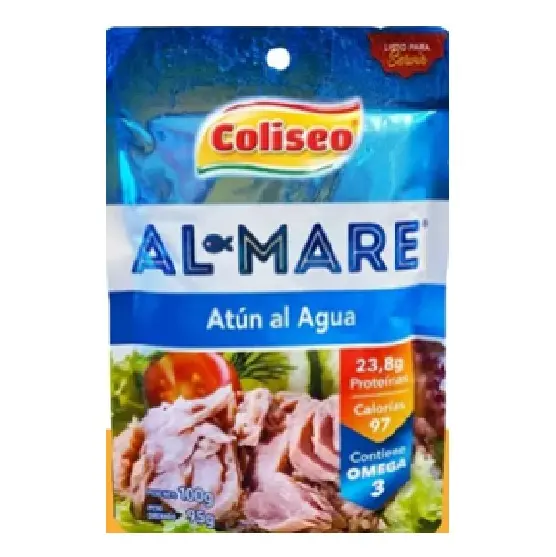 [7804608223617] ATÚN AL AGUA COLISEO 100G
