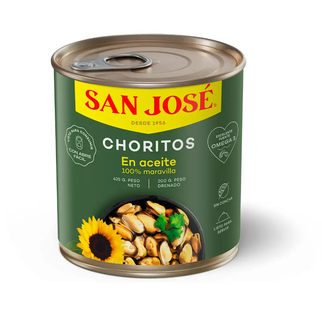 [7801235000287] CHORITOS EN ACEITE SAN JOSE 200G