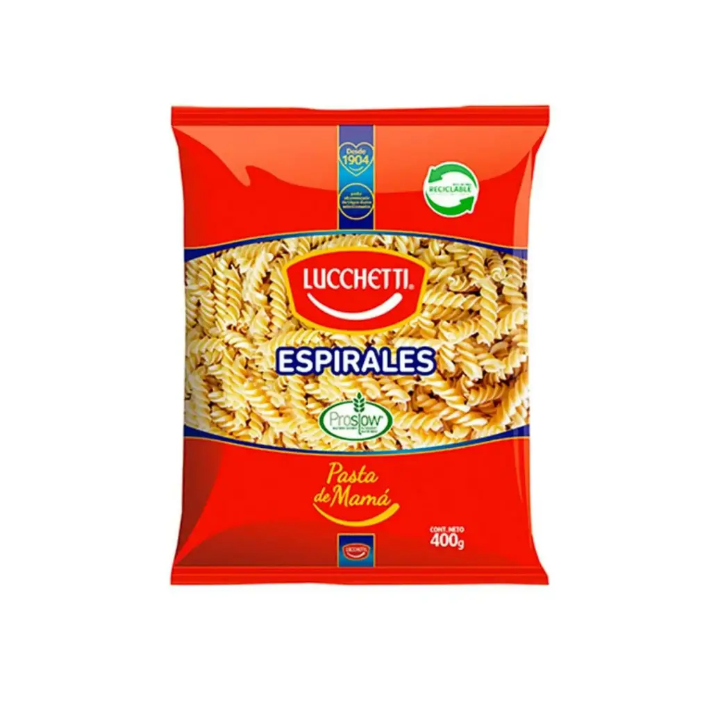 [7802500001081] ESPIRALES LUCCHETTI 400G