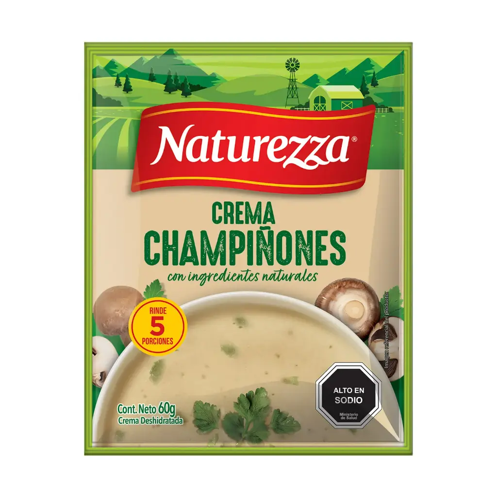 [7803700012211] CREMA CHAMPIÑONES NATUREZZA 60G
