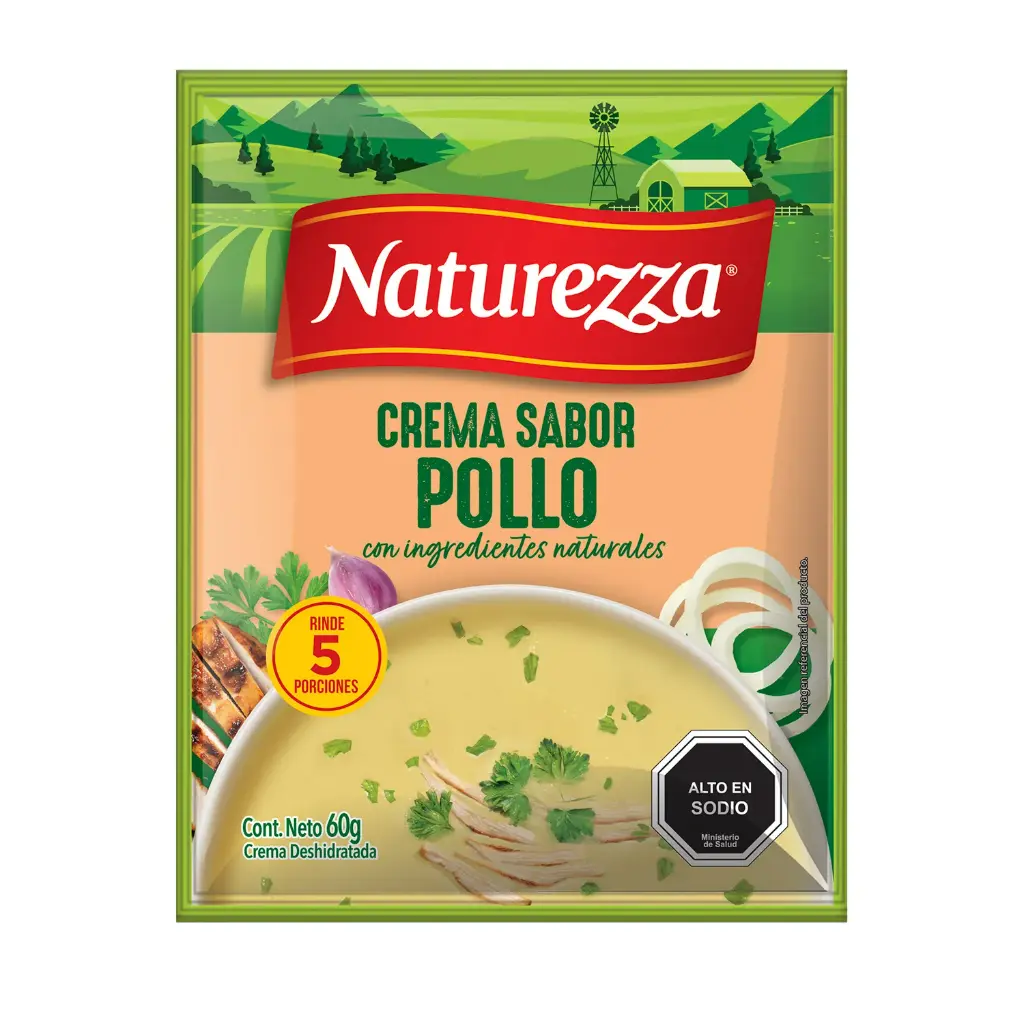 [7803700012228] CREMA POLLO NATUREZZA 55G