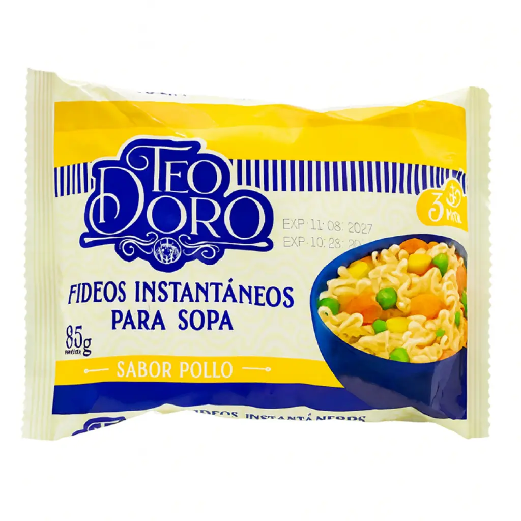 [7804687540049] FIDEOS INSTANT SOPA TEO DORO 85G