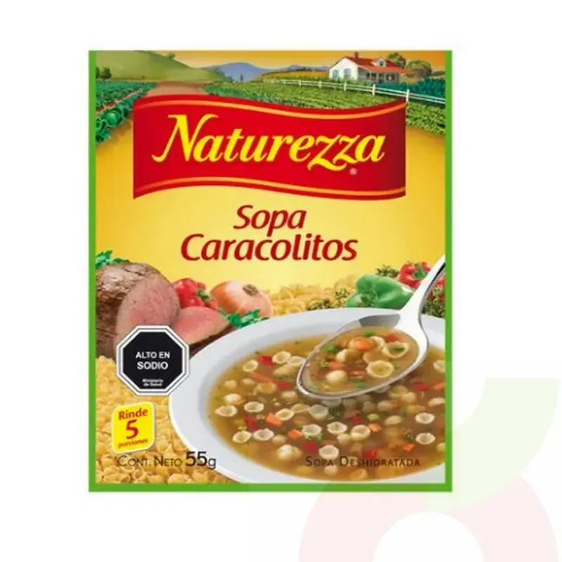 [7803700012051] SOPA CARACOLITOS NATUREZZA 55G