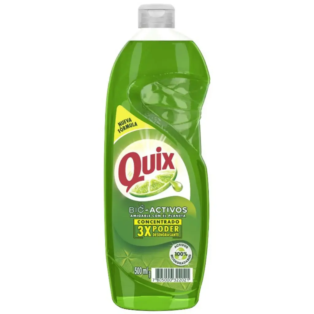 [7805000322021] DESENGRASE MAX LIMÓN QUIX 500ML
