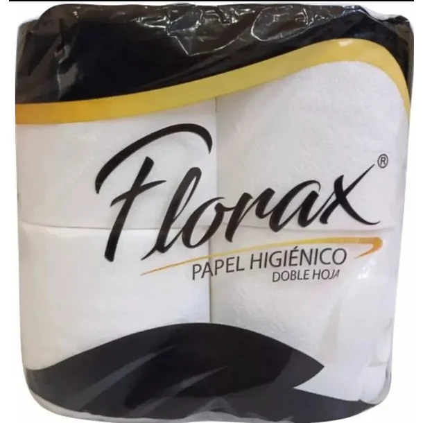 [7804612610526] PAPEL HIGIENICO DOBLE FLORAX 4U