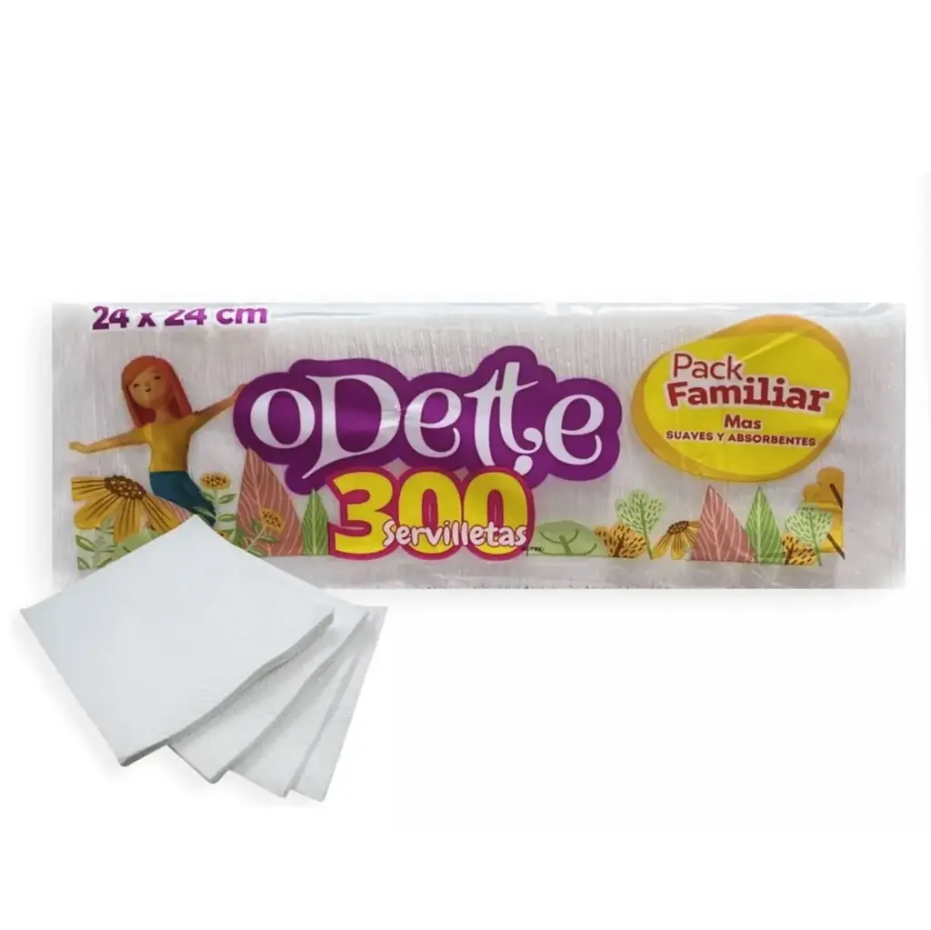 [0745853218645] SERVILLETAS ODETT 24X24 300U