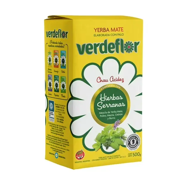[7793670000052] YERBA MATE VERDE FLOR 500G