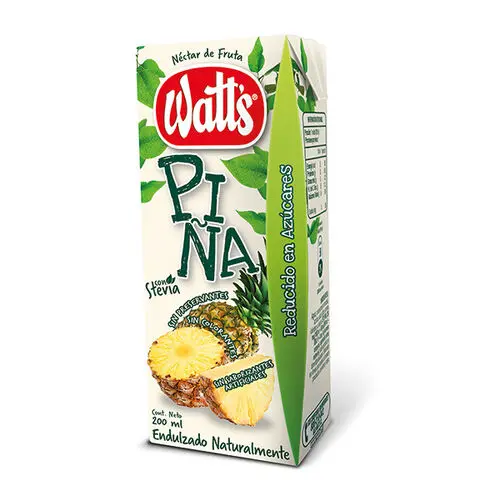 [7802810000439] JUGO PIÑA WATTS 200ML 3 PACK
