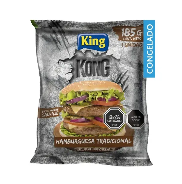 [7809611710628] HAMBURGUESA KONG KING 185G