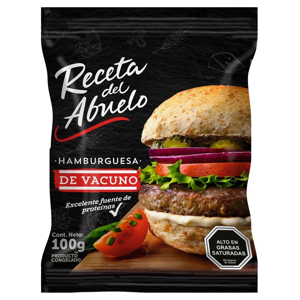[7801930010380] HAMBURGUESA VACUNO RECETA DEL ABUELO 100G