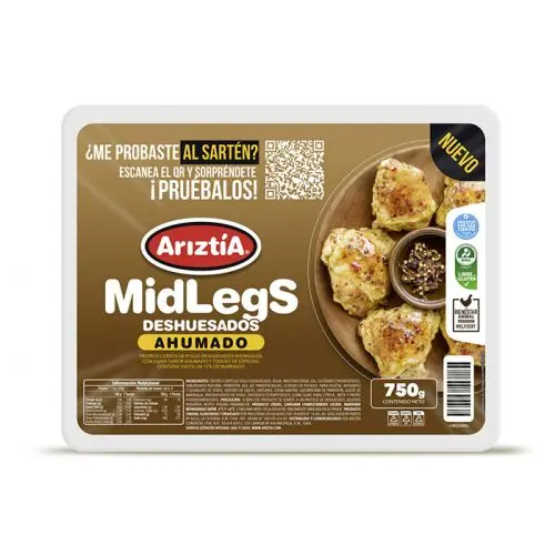 [7804115002750] MIDLEGS DESHUESADOS AHUMADO ARIZTÍA 750G