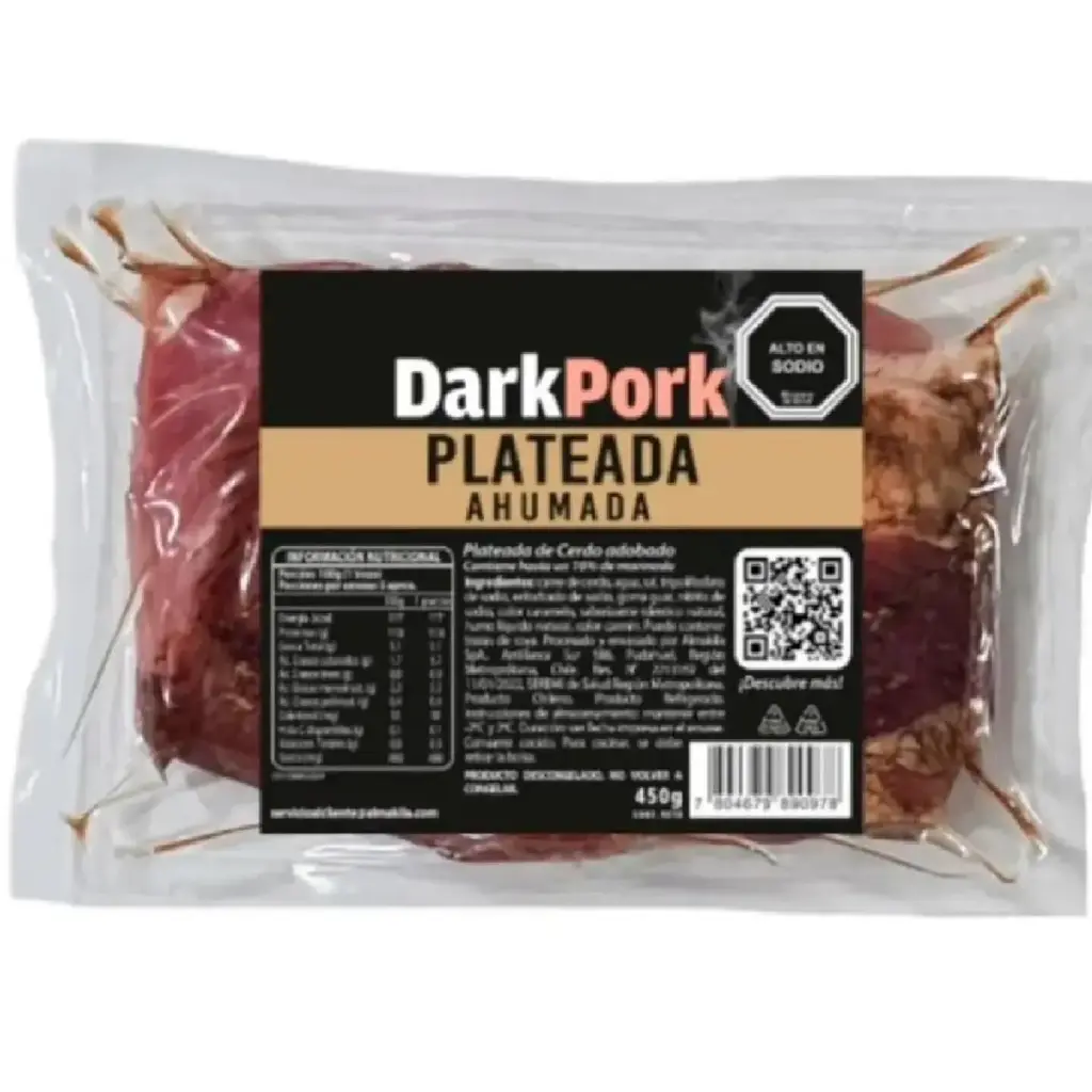 [7804679890978] PLATEADA AHUMADA DARK PORK 450G 