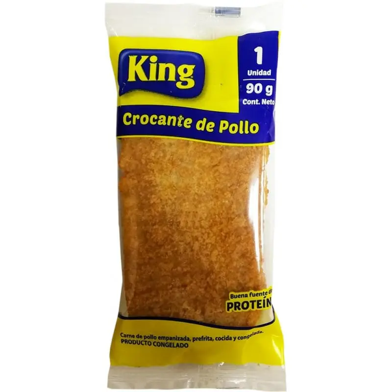 [7809611718730] CROCANTE DE POLLO KING 90G X3