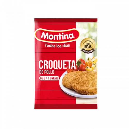 [7801965000899] CROQUETA DE POLLO MONTINA 65G