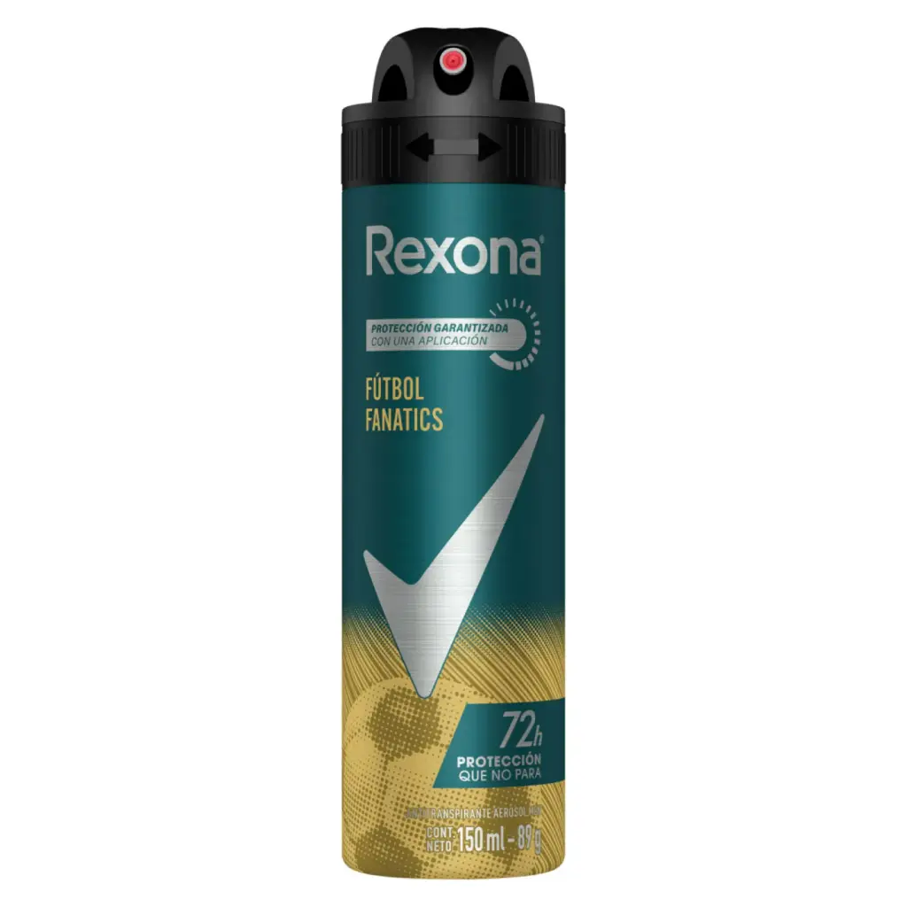 [7791293049472] REXONA FUTBOL FANATICS 150ML