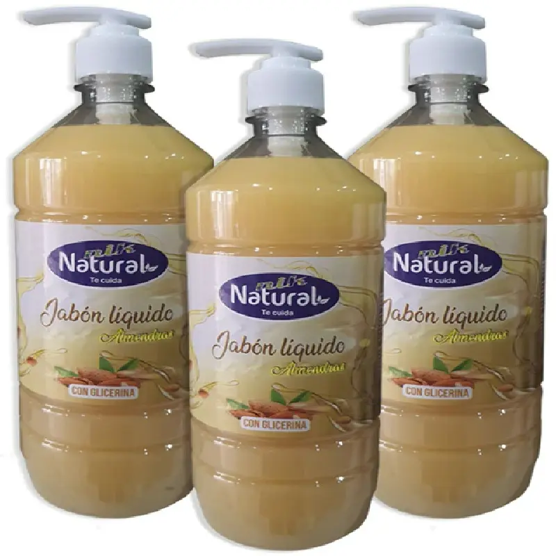 [7808304315621] JABON LIQUIDO ALMENDRAS NIK NATURAL 850ML