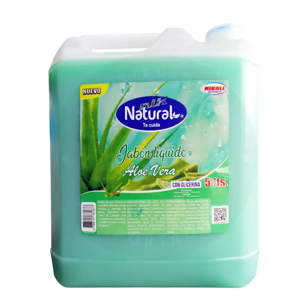 [788115783345] JABON LIQUIDO ALOE VERA NIK NATURAL 850ML