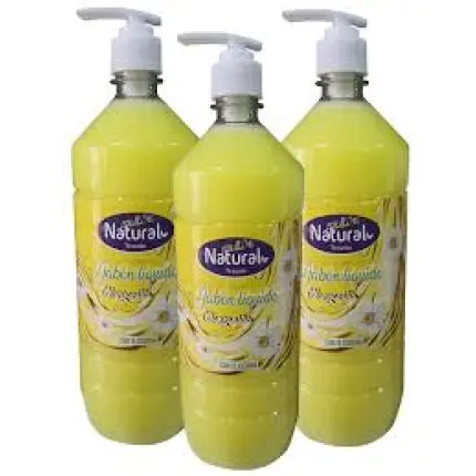 [7808304315614] JABON LIQUIDO MANZANILLA NIK NATURAL 850ML