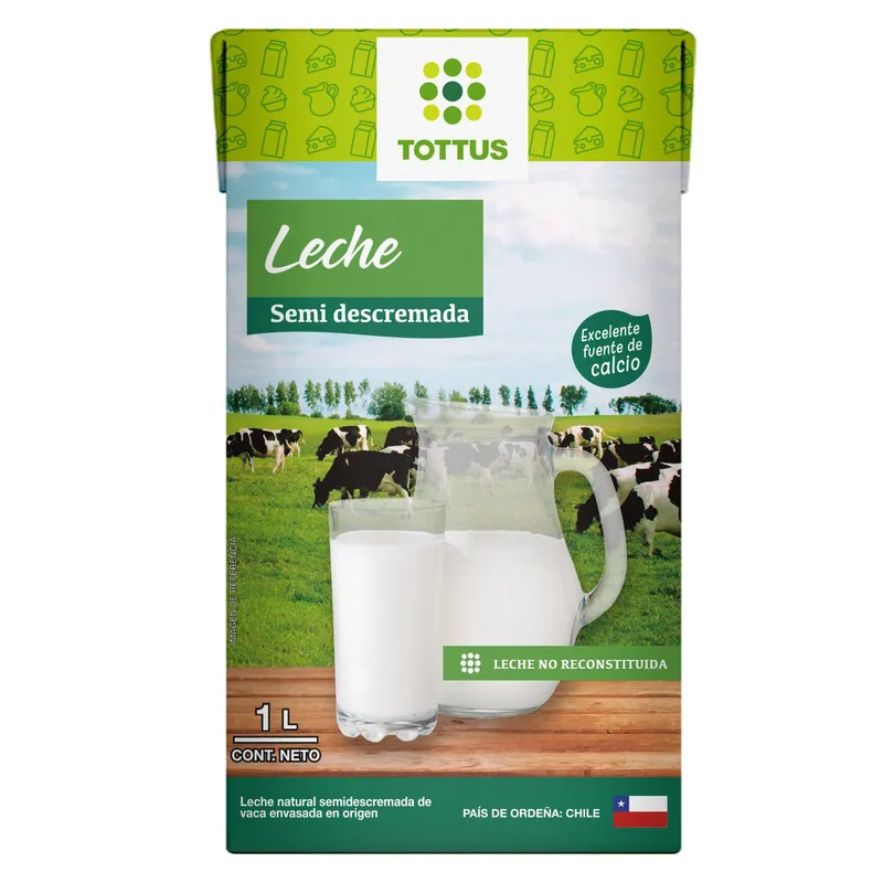 [7808709501629] LECHE SEMIDESCREMADA TOTTUS 1L