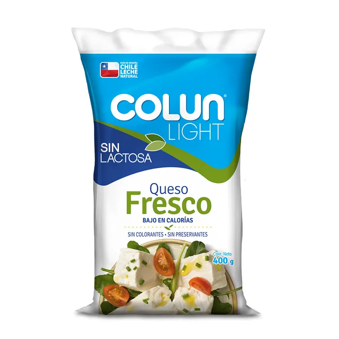 [7802920008639] QUESO FRESCO LIGHT COLUN 400G