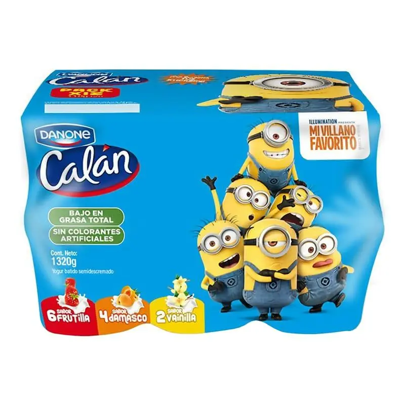 [7802955003630] YOGURT MINIONS DANONE PACK 12 C/U 110G