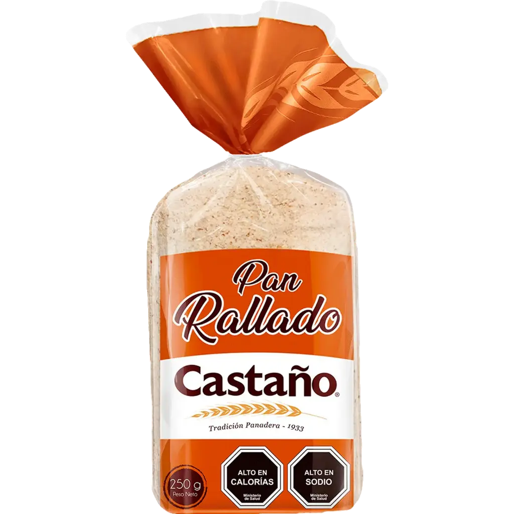 [7803468002509] PAN RALLADO CASTAÑO 250G