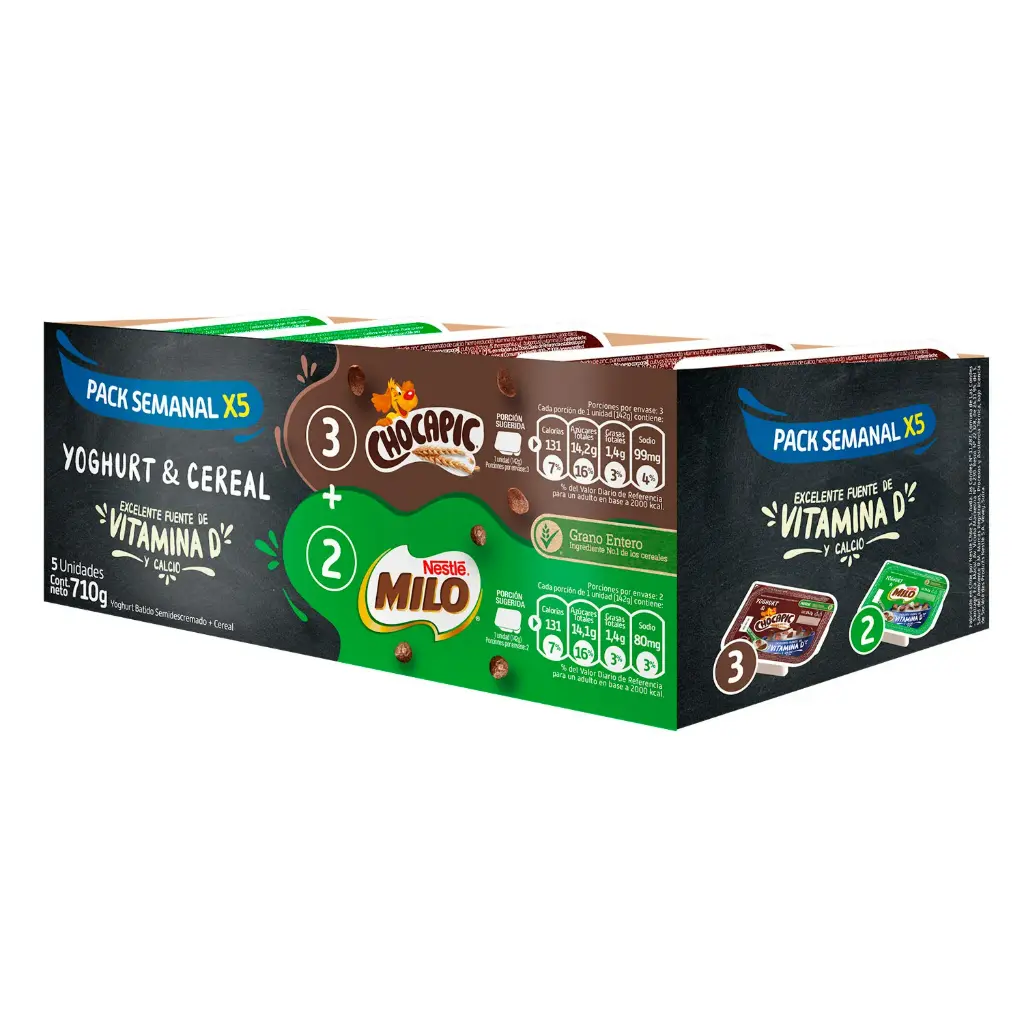 [7613033365386] YOGHURT CEREAL MILO NESTLE 5U 710G