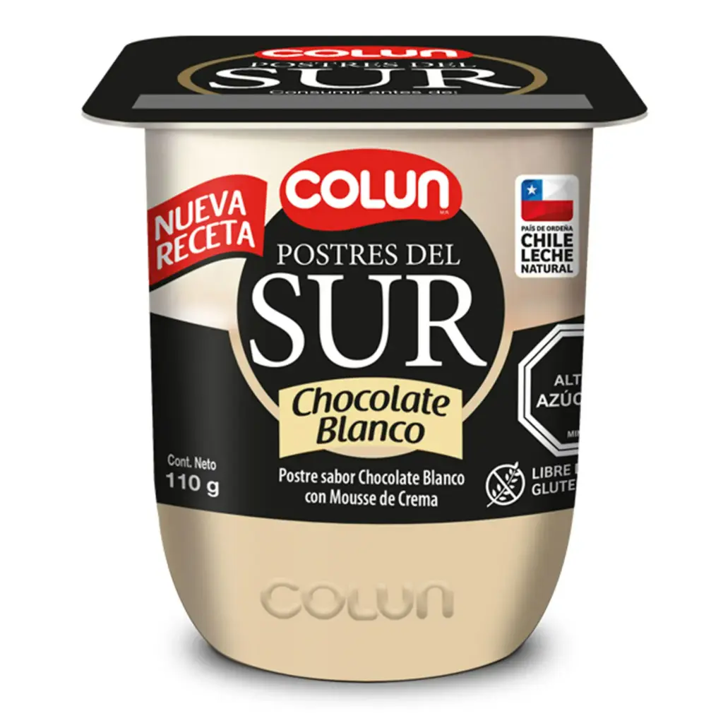 [78028944] POSTRES DEL SUR CHOCO BLANCO COLUN 110G X4