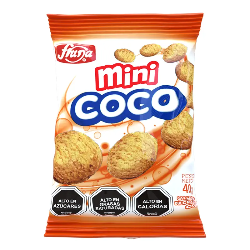 [7802408002968] MINI GALLETA COCO FRUNA 40G x6