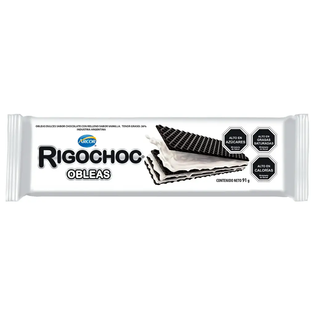 [7790040430495] RIGOCHOO OBLEAS 91G ARCOR PACK 2U