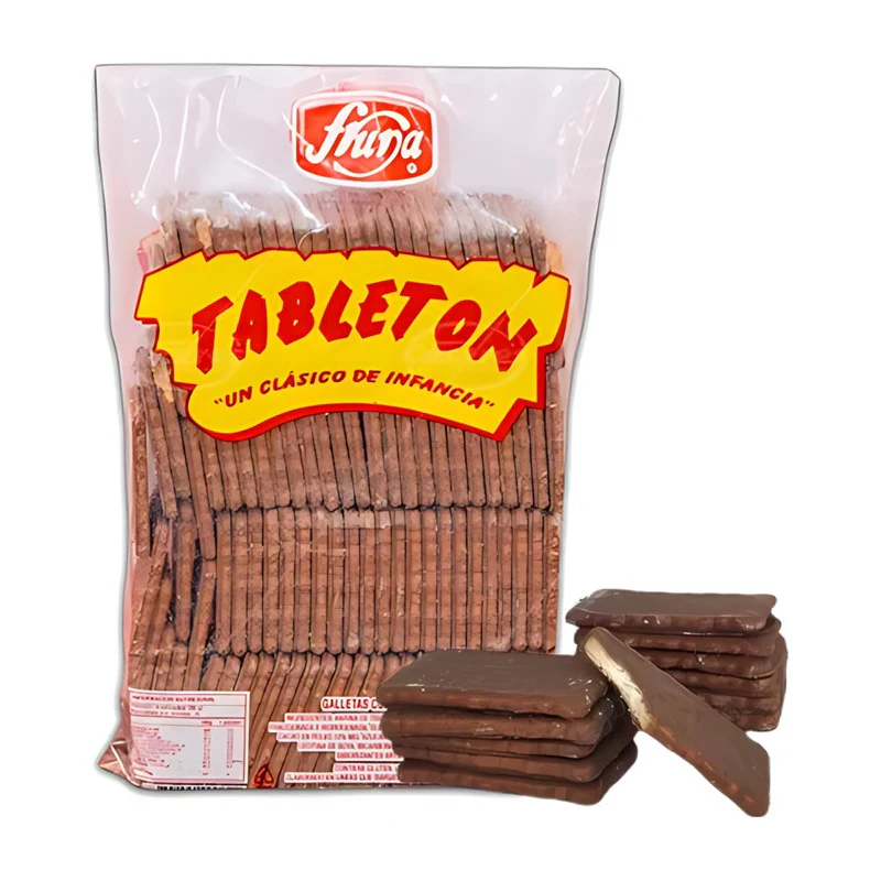 [7802408007116] TABLETON GALLETAS CHOCOLATE FRUNA 750G