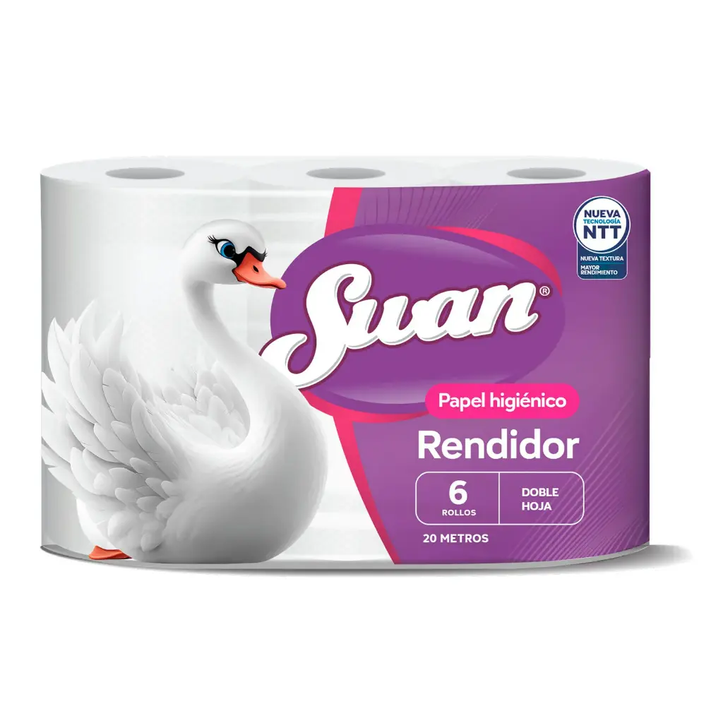 [7804653341809] PAPEL HIGIENICO SWAN 6U 20M 