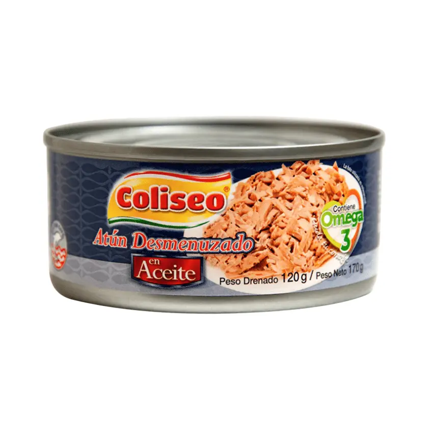 [7804608224133] ATUN DESMENUZADO EN ACEITE COLISEO