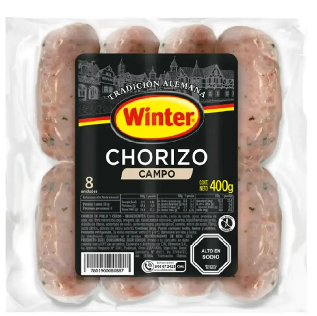 [7801900080887] CHORIZO CAMPO WINTER 400G