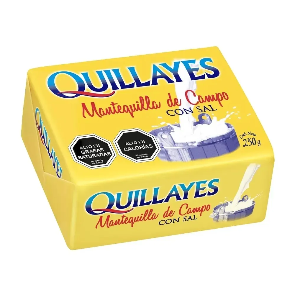 [7802930005710] MANTEQUILLA DE CAMPO QUILLAYES CON SAL 200G
