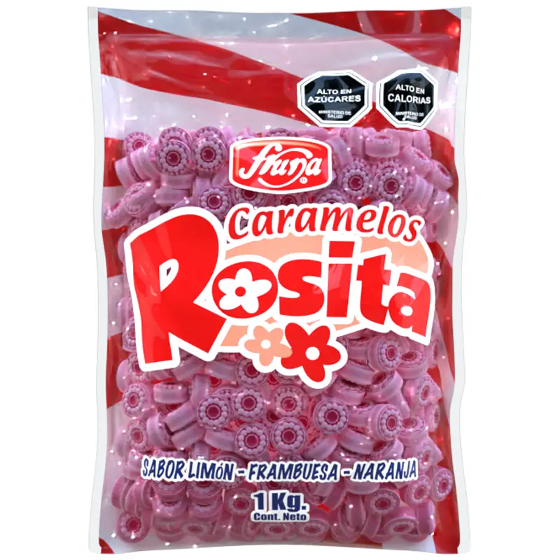 [7802408003149] CARAMELOS ROSITA LIMON-FRAMBUESA-NARANJA 1KG