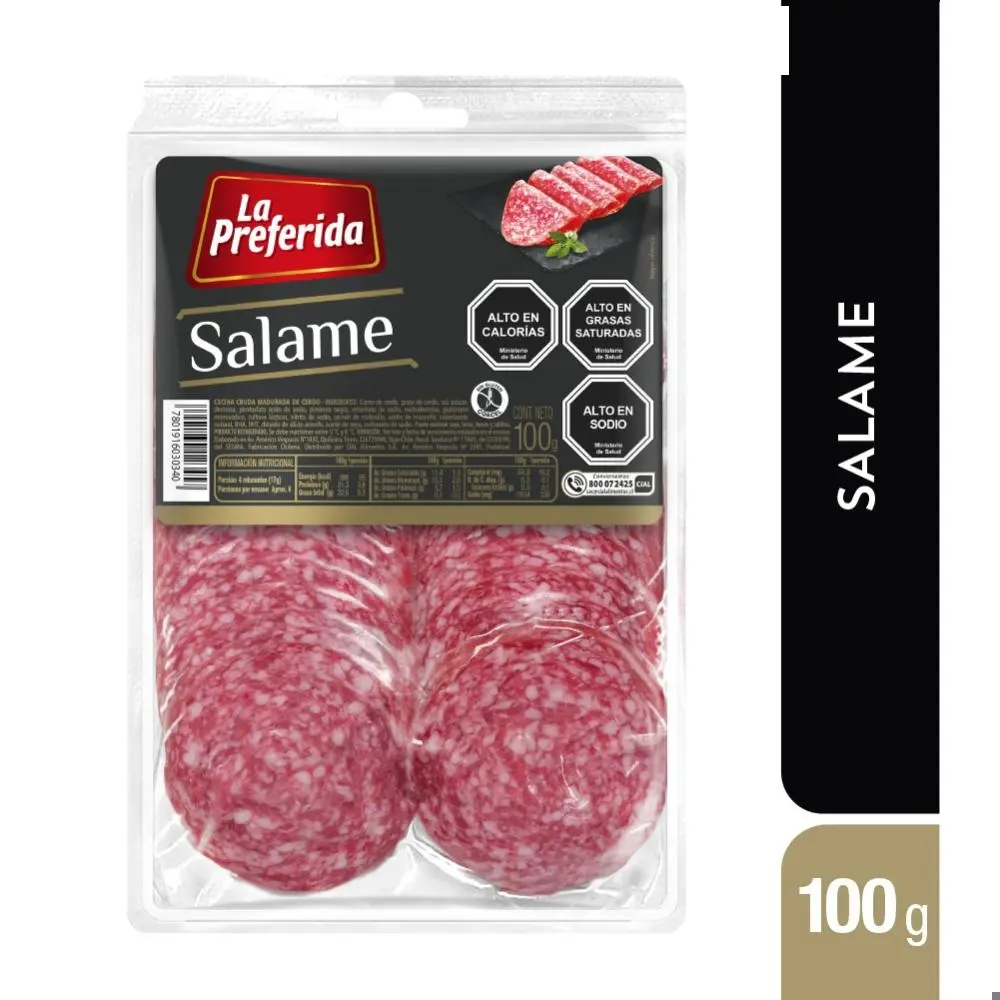 [7801916030340] SALAME LA PREFERIDA 100G