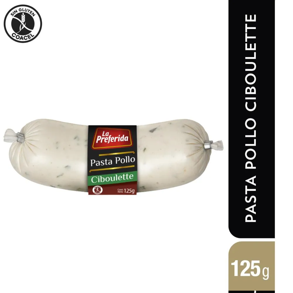 [7801916029702] PASTA POLLO CIBOULETTE LA PREFERIDA 125G