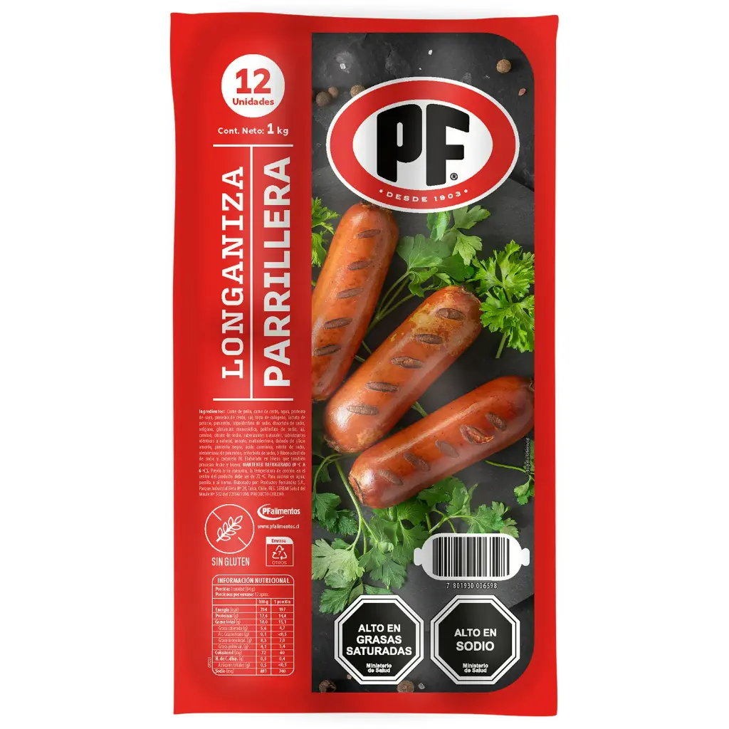 LONGANIZA PARRILLERA PF 1K (NVO)