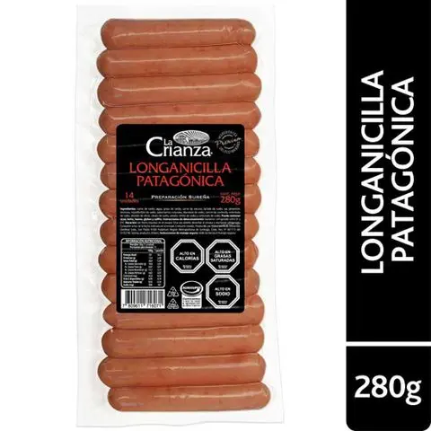 [7809611716071] LONGANICILLA PATAGONIA LA CRIANZA 14U 280G
