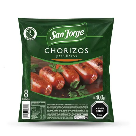 [7801907014342] CHORIZO PARRILLEROS SAN JORGE 400G