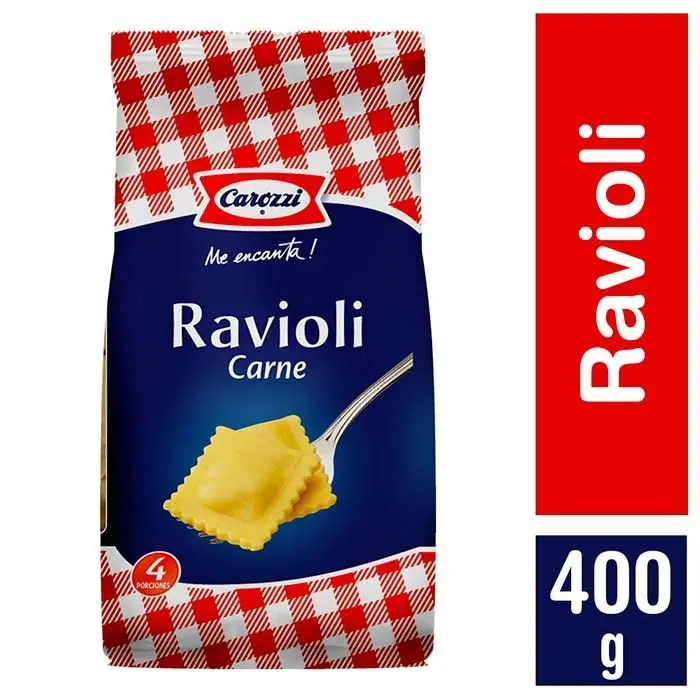 [7802575040206] RAVIOLI CARNE CAROZZI 400G