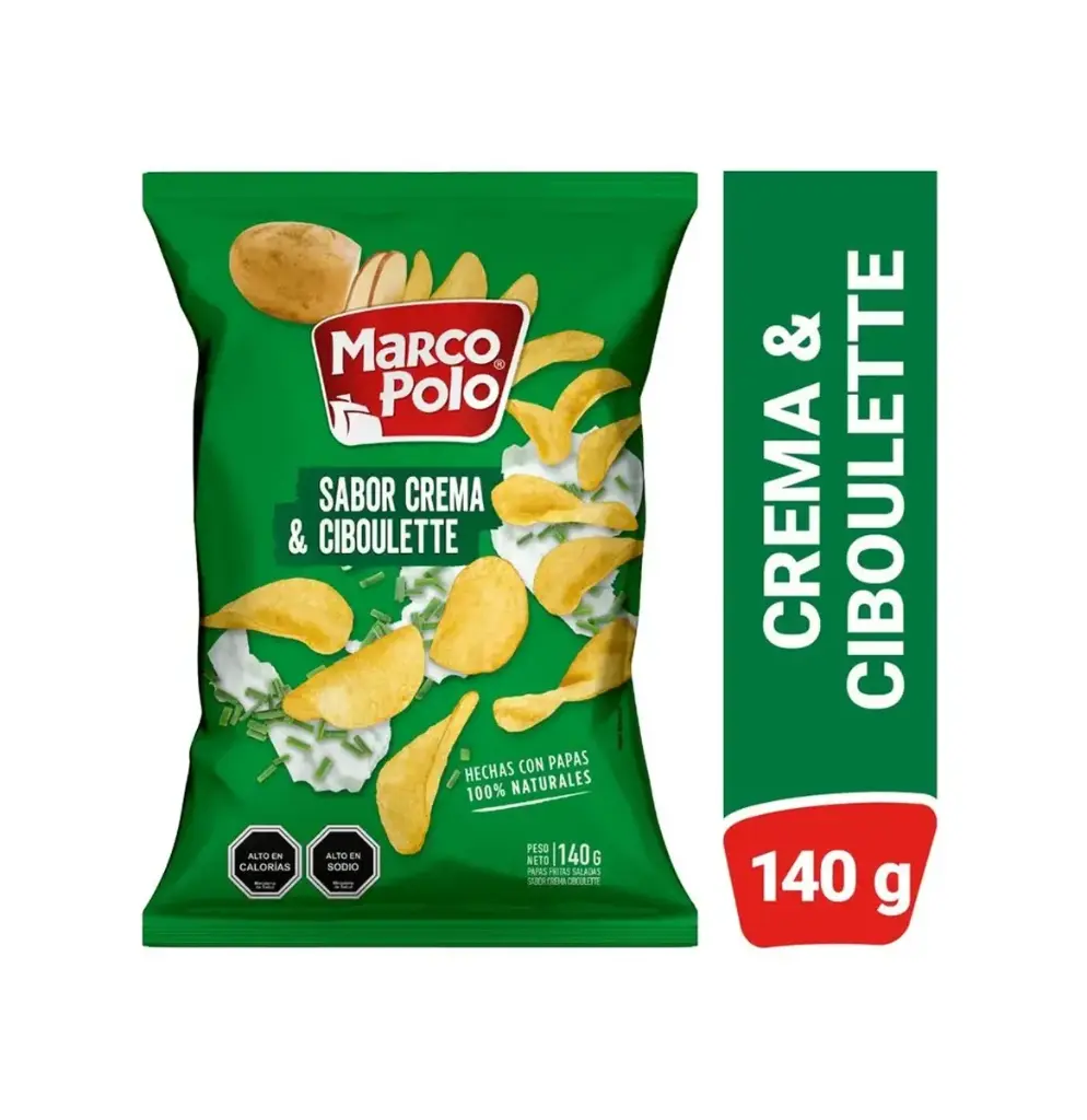[7802420009761] PAPAS CREMA CIBOULETTE MARCO POLO 140G