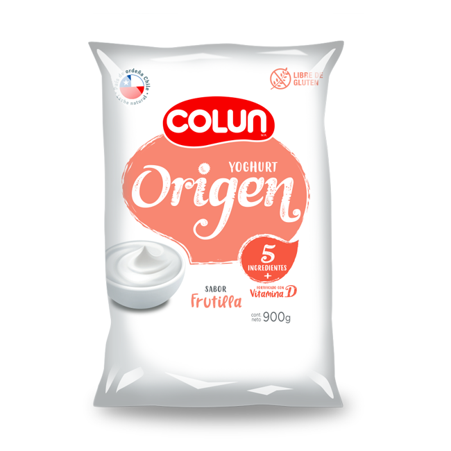 [7802920011066] YOGURT ORIGEN COLUN FRUTILLA 900G