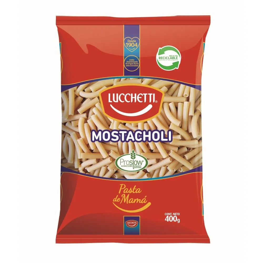 [7802500001067] PASTA  MOSTACHOLI LUCCHETTI