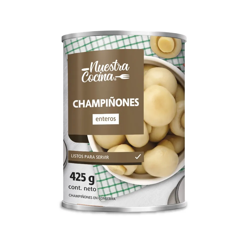 [7807975004520] CHAMPIÑONES LAMINADOS NUESTA COCINA 425G 