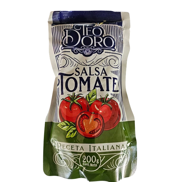 [7804687540179] SALSA TOMATE  ITALIANA TEO DORO 200G 