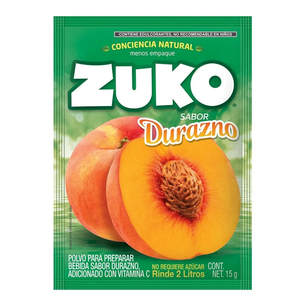 [7802800001941] ZUKO DURAZNO 15G X5